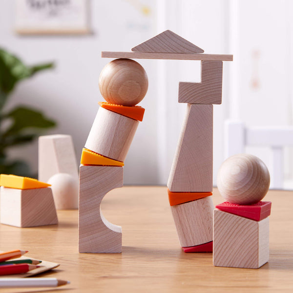 Teetering Towers Wooden Blocks | Blocks | The Baby Penguin