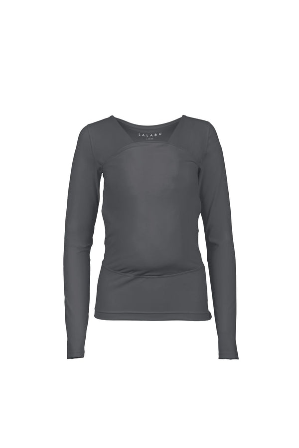 Soothe Shirt | Long Sleeve | Gray | Soothe Shirts | The Baby Penguin